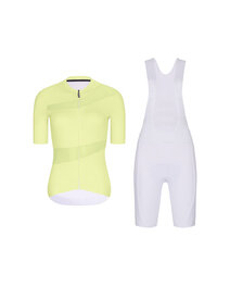 RIVANELLE maillot corto y pantalón corto - GLAMOR - blanco/amarillo